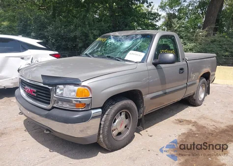 2001 GMC Sierra 1500 Sl из США, поврежденный, VIN 1GTEC14W61Z195813